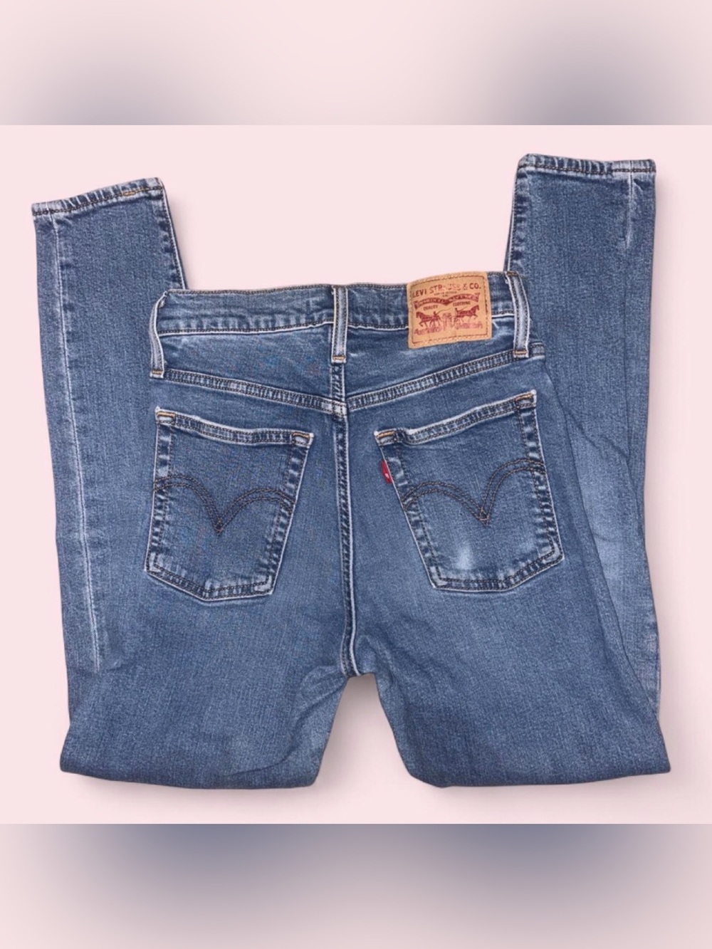 Levi's Men's Blue Straight-Leg Denim Jeans